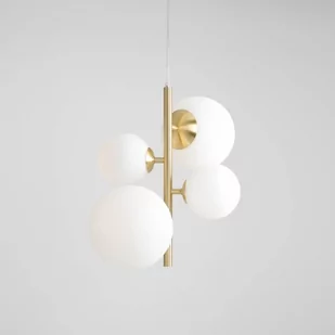 Aldex Bloom lampa wisząca 4-punktowa mosiądz 1091L40 - Lampy sufitowe - miniaturka - grafika 1