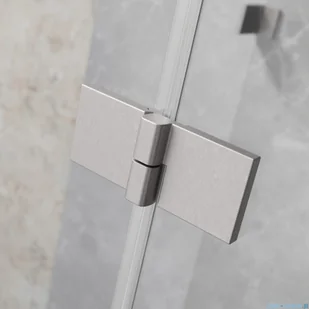 Radaway Essenza Pro Brushed Nickel Kdj+S kabina 80x90x80cm lewa szczotkowany nikiel 10097390-91-01L/10098080-01-01/10098080-01-01 - Kabiny prysznicowe - miniaturka - grafika 5