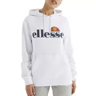 Bluzy sportowe damskie - Bluza Ellesse Torices Hoodie SGS03244908 - biała - miniaturka - grafika 1