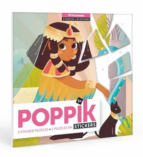 Poppik poppik - pocztówki wyklejanka pixel art księżniczki - Zabawki kreatywne - miniaturka - grafika 1