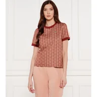 Koszulki i topy damskie - Lacoste T-shirt Slim Fit - miniaturka - grafika 1