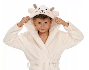 Dziecięcy szlafrok ciepły miękki sheep 140-158 cm - Szlafroki damskie - miniaturka - grafika 1