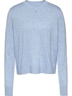 Swetry damskie - Tommy Hilfiger Sweter w kolorze błękitnym - miniaturka - grafika 1