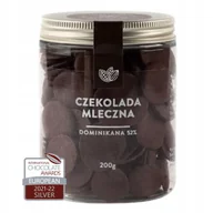 Gumy do żucia, lizaki, dropsy - CZEKOLADA MLECZNA DESEO DOMINIKANA 52% DROPSY CZEKOLADOWE 200G - miniaturka - grafika 1