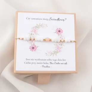 Prezent dla świadkowej czy zostaniesz moją - Bransoletki - miniaturka - grafika 1
