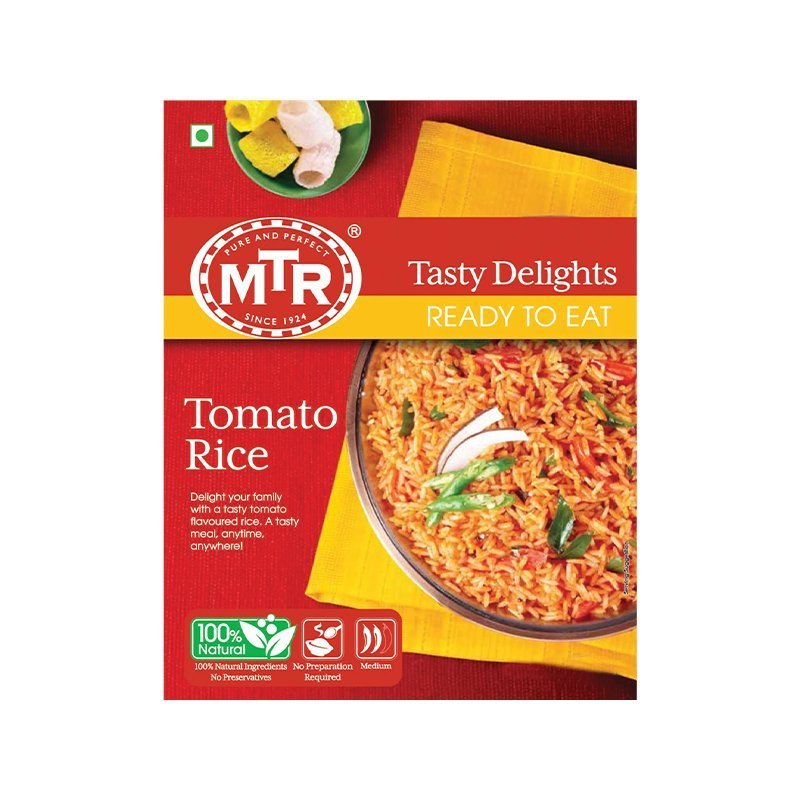 Gotowe danie MTR Tomato Rice 250 g – aromatyczny lekko pikantny