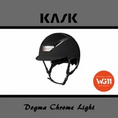 Kaski do jazdy konnej - Kask Sport Kask Dogma Chrome Light WG11 - KASK - czarny/srebrny - roz. 57-59 - miniaturka - grafika 1