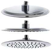 Akcesoria łazienkowe - Deszczownica prysznicowa natryskowa 25 cm chrom - Yoka - miniaturka - grafika 1