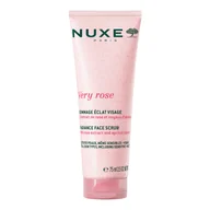 Peelingi i scruby do twarzy - Nuxe Very Rose, rozświetlający peeling do twarzy, 75 ml - miniaturka - grafika 1