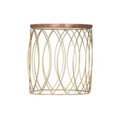 Ławy i stoliki kawowe - Dekoria Stolik pomocniczy Mia wys 51cm 47×47×51cm 006-643 - miniaturka - grafika 1