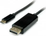 Złącza, przejściówki, adaptery - Secomp Kabel STANDARD Typ C - DisplayPort, M/M, 2 m - miniaturka - grafika 1