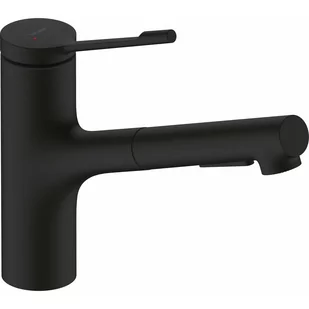 Bateria kuchenna z wyciąganą wylewką Zesis Lean Hansgrohe - Baterie kuchenne - miniaturka - grafika 1