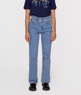 Jeansy damskie straight PARIS + 2417 STONE-26\32 - Spodnie damskie - miniaturka - grafika 1