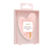 Pozostałe akcesoria do kąpieli i SPA - so.ko Gua Sha Płytka do masażu z różowego kwarcu - miniaturka - grafika 1