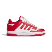Sneakersy damskie - Dziecięce Sneakersy ADIDAS RAPID COURT LOW J JR0164 – Czerwony - miniaturka - grafika 1