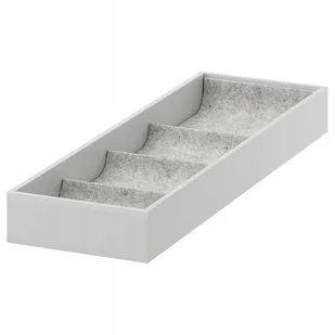 IKEA KOMPLEMENT WKŁAD Z PRZEGRODAMI SZARY 15x53x5 - Meble modułowe i akcesoria - miniaturka - grafika 1