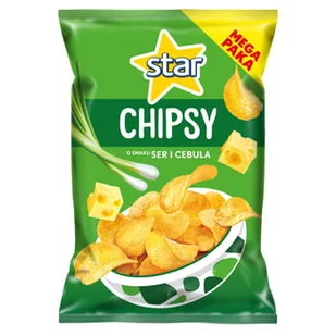 Star Chipsy o smaku ser i cebula 220 g - Chipsy - miniaturka - grafika 1