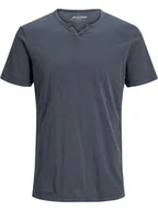 Koszulki męskie - Jack & Jones Koszulka "Split" w kolorze granatowym - miniaturka - grafika 1
