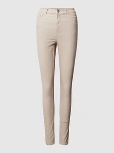 Spodnie o kroju skinny fit z dodatkiem streczu - Spodnie damskie - miniaturka - grafika 1