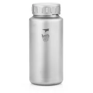 Shakery i bidony sportowe - Butelka Keith Titanium Titanium Sport Bottle 1,2 l Kolor: szary - miniaturka - grafika 1