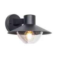 Lampy ogrodowe - Eclipse kinkiet elewacyjny 1xE27 IP44 czarny 19103B-WD - miniaturka - grafika 1