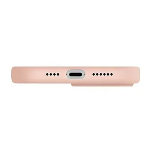 Uniq Etui etui Lino do iPhone 14 Pro Max 6,7" różowy/pink blush - Etui i futerały do telefonów - miniaturka - grafika 5