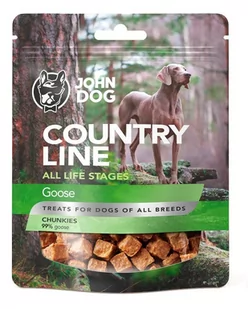 JOHN DOG Przysmak gęś 100g - Odblaski i adresówki - miniaturka - grafika 1