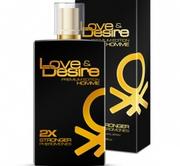 Love & Desire z feromonami - PREMIUM EDITION męskie - 100ml