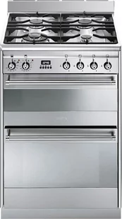 Kuchenka gazowo-elektryczna Smeg SUK62MX8 - Kuchenki gazowo-elektryczne - miniaturka - grafika 1