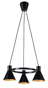 Candellux MORE LAMPA WISZĄCA 3X40W E27 CZARNY MATOWY - Lampy sufitowe - miniaturka - grafika 1