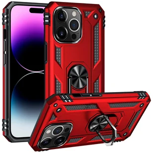 Etui na telefon komórkowy Armor Shield do Apple iPhone 14 Pro Ultra Hybrid Case, czerwone - Etui i futerały do telefonów - miniaturka - grafika 1