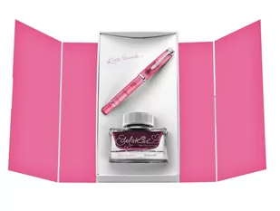 Pelikan Pióro wieczne + atrament Classic EF M205 Rose Quartz  w pudełku prezentowym - Pióra wieczne - miniaturka - grafika 1