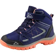 Buty dla chłopców - McKINLEY Maine Mid Aqb Jr, dziecięce buty wielofunkcyjne, do trekkingu i wędrówek, Niebieski granatowy Dark Red Light 907, 32 EU - miniaturka - grafika 1
