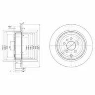 Tarcze hamulcowe - Tarcza hamulcowa DELPHI BG3049 - miniaturka - grafika 1