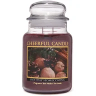 Świece - Cheerful Candle duża świeca zapachowa w szklanym słoju 2 knoty 24 oz 680 g - Holiday Homecoming - miniaturka - grafika 1