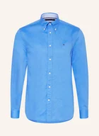 Moda i Uroda OUTLET - Tommy Hilfiger Koszula Comfort Fit Z Dodatkiem Lnu blau - miniaturka - grafika 1