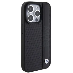 BMW BMHCP15L22RDPK iPhone 15 Pro 6.1" czarny/black hardcase Leather Textured & Stripe - Etui i futerały do telefonów - miniaturka - grafika 15