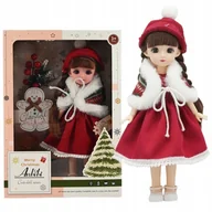 Lalki dla dziewczynek - ŚWIĄTECZNA LALKA JAK ŻYWA KSIĘŻNICZKA RUCHOME DŁONIE NOGI STAWY DZIEWCZYNKA - miniaturka - grafika 1