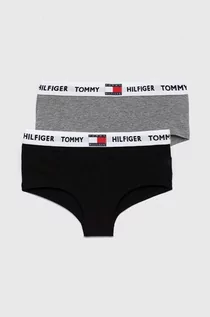 Majtki dla dzieci - Tommy Hilfiger figi dziecięce 2-pack kolor szary - grafika 1