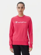 Bluzy damskie - Champion Bluza 117752 Różowy Regular Fit - miniaturka - grafika 1
