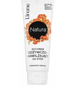 Lirene Lirene NATURA ECO KREM ODŻYWCZO-NAWILŻAJĄCY DO STÓP ORGANICZNY ROKITNIK 75ml - Balsamy i kremy do ciała - miniaturka - grafika 2