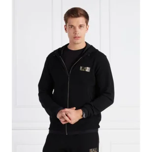 EA7 Bluza | Regular Fit - Bluzy męskie - miniaturka - grafika 1