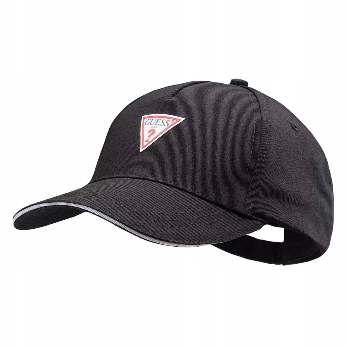 Guess czapka z daszkiem triangle patch czarna