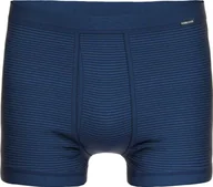 Majtki męskie - AMMANN bokserki męskie - bokserki jeansowe, miękki pas, rozporek, drobny ściągacz, mieszanka bawełny ciemnoniebieski 4XL - miniaturka - grafika 1
