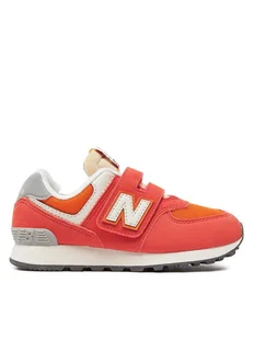 New Balance Sneakersy PV574RCB Pomarańczowy - Buty dla chłopców - miniaturka - grafika 1