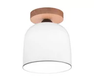 Lampy sufitowe - Kolarz A1352.11.Gr - Żyrandol natynkowy NONNA 1xE27/60W/230V dąb/biały/szare - miniaturka - grafika 1