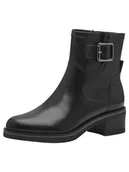 Kozaki damskie - Marco Tozzi Damskie botki Zip+Slip 2-25062-43 modne kozaki, czarne, 36 EU, czarny, 36 EU - miniaturka - grafika 1