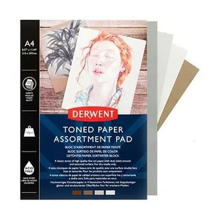 Blok Mixed Toned Paper A4 120g 20ark., Derwent - Podobrazia, bloki, papiery - miniaturka - grafika 1
