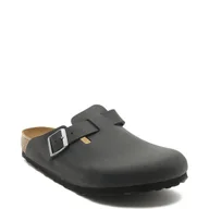 Klapki i japonki męskie - Birkenstock Skórzane klapki Boston - miniaturka - grafika 1