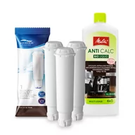 Akcesoria i części do ekspresów do kawy - Zestaw MELITTA filtr Aqualogis AL-TES46 3szt, Odkamieniacz AntiCalc 250ml - miniaturka - grafika 1